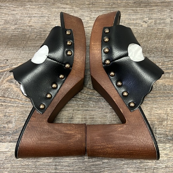 SOLD IN STORE New Ayesha Curry for Justfab BILLIE Studded Platform Shoes Size 8 - Picture 7 of 12